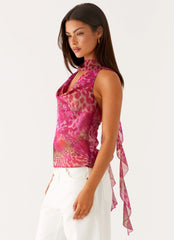 Clovah Top - Lavender Lagoon